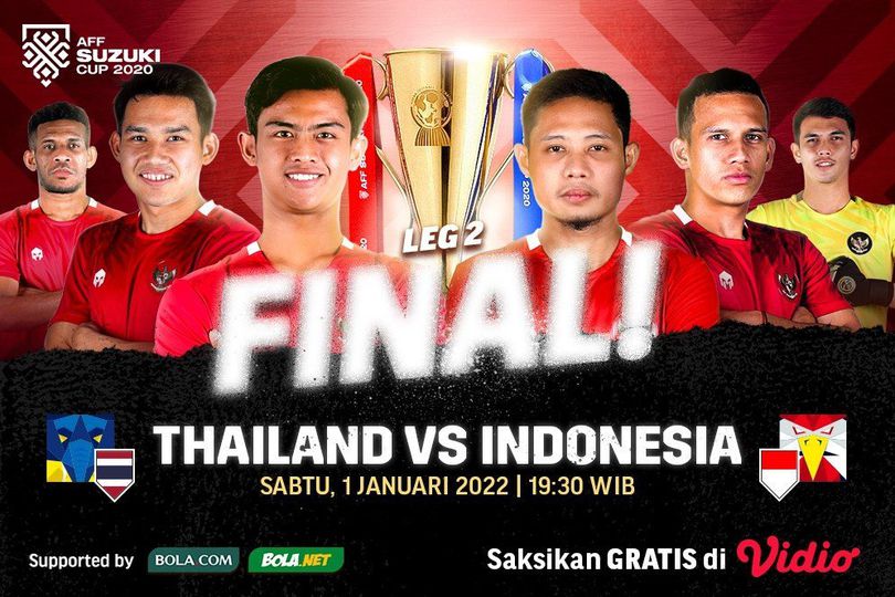 Jadwal Live Streaming Thailand Vs Indonesia Final Leg Kedua Piala AFF ...