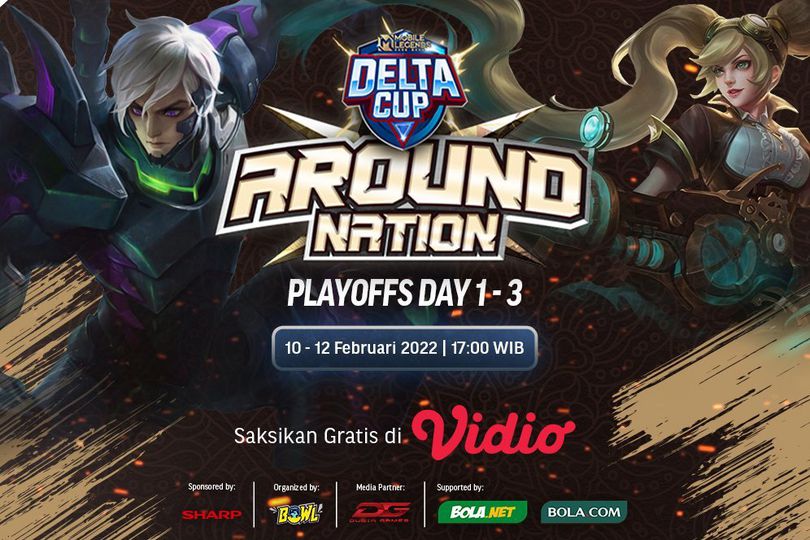 Jadwal Live Streaming Delta Cup: Around Nation Championship di Vidio Pekan Ini