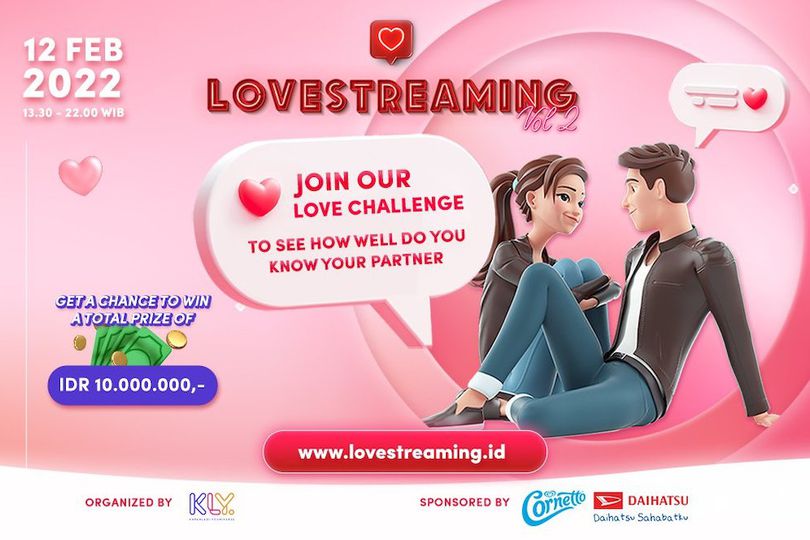 Ayo Ikutan Love Challenge di Lovestreaming Vol 2 dan Menangkan Hadiahnya