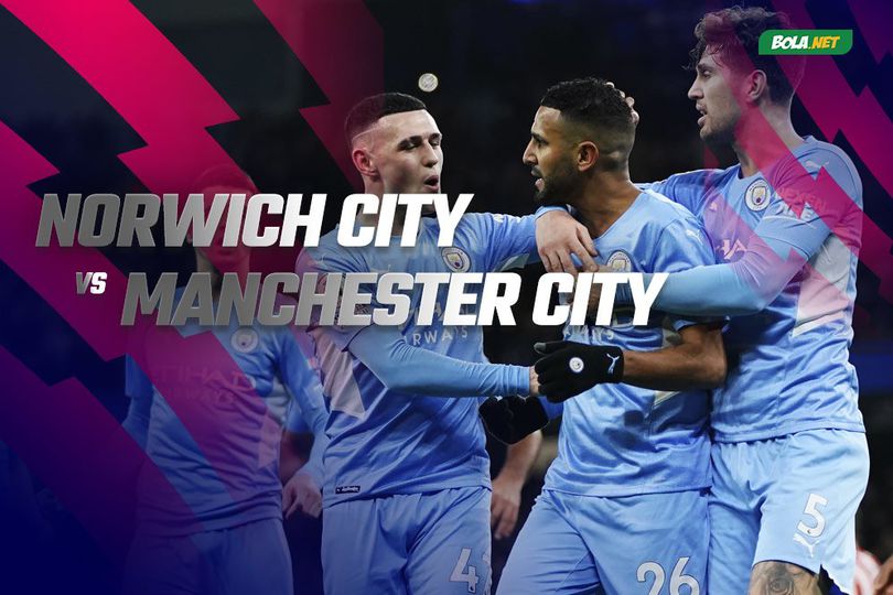 Data dan Fakta Premier League: Norwich City vs Manchester City