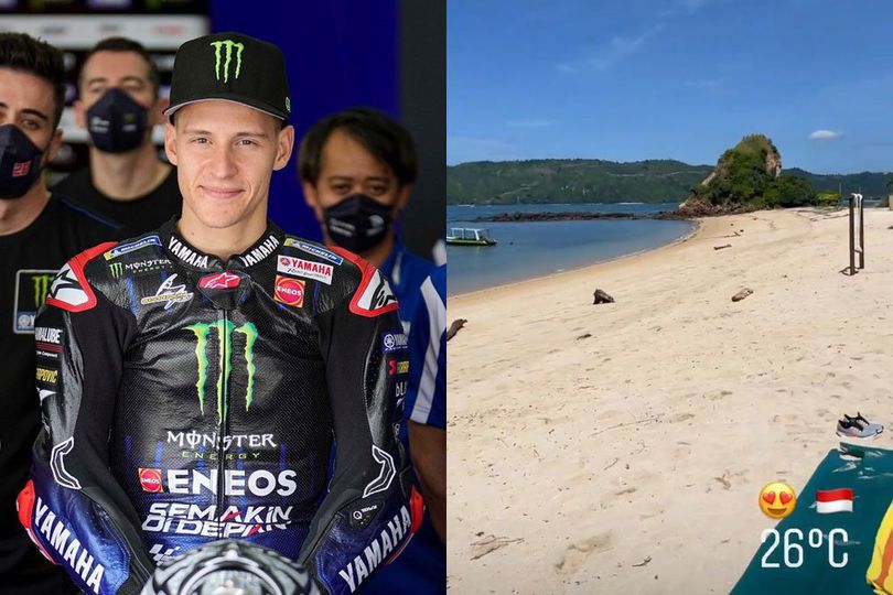 Kerja Bak Liburan, Para Rider MotoGP Pamer Keindahan Lombok di Instagram