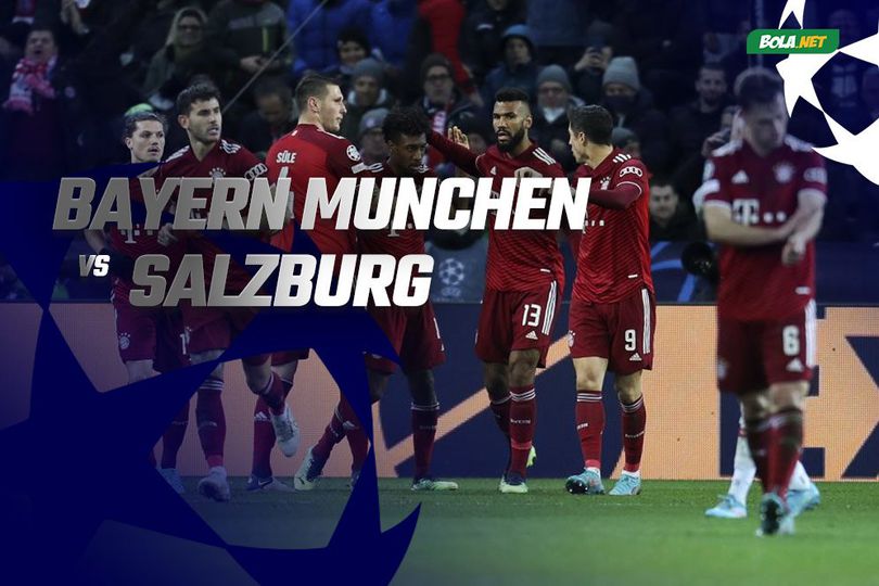 Data dan Fakta Liga Champions: Bayern Munchen vs Salzburg