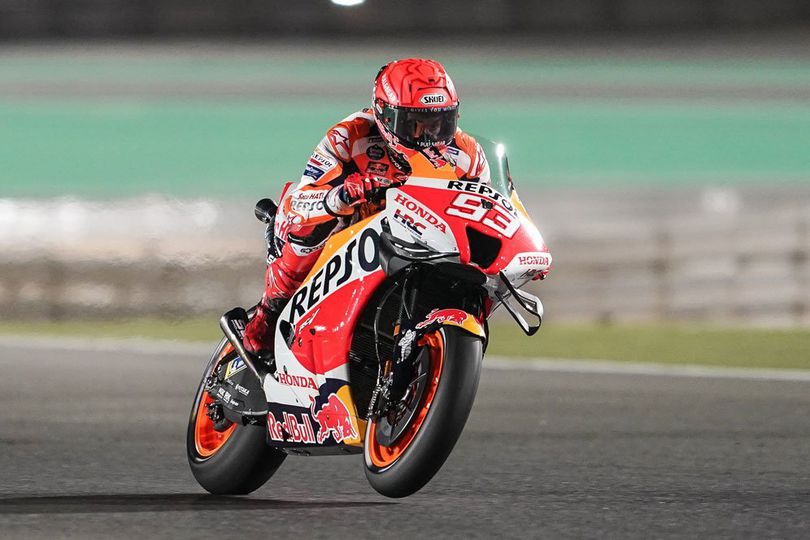 Marc Marquez Belum Klop dengan Honda Teranyar, Legawa Finis Kelima di Qatar Marc Marquez Belum Klop dengan Honda Teranyar, Legawa Finis Kelima di Qatar