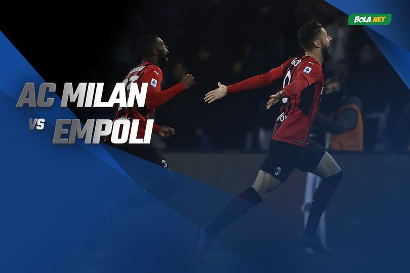 Data dan Fakta Serie A: AC Milan vs Empoli