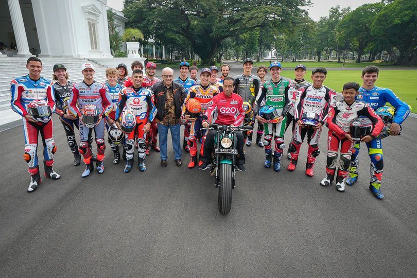 Serunya Pertemuan Para Rider MotoGP dengan Jokowi dan Parade Motor di Jakarta