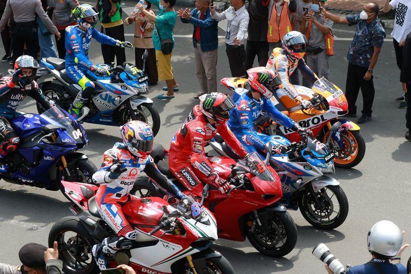 Konvoi Lagi, Para Rider MotoGP Bakal Keliling Mataram Sebelum Balapan di Mandalika