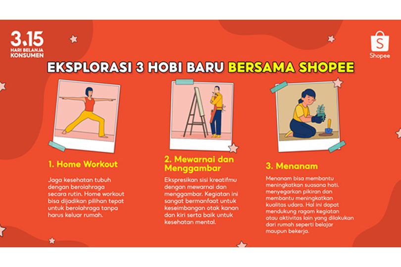 Aktivitas Menanam di Rumah Makin Seru Bareng Shopee 3.15 Hari Belanja Konsumen