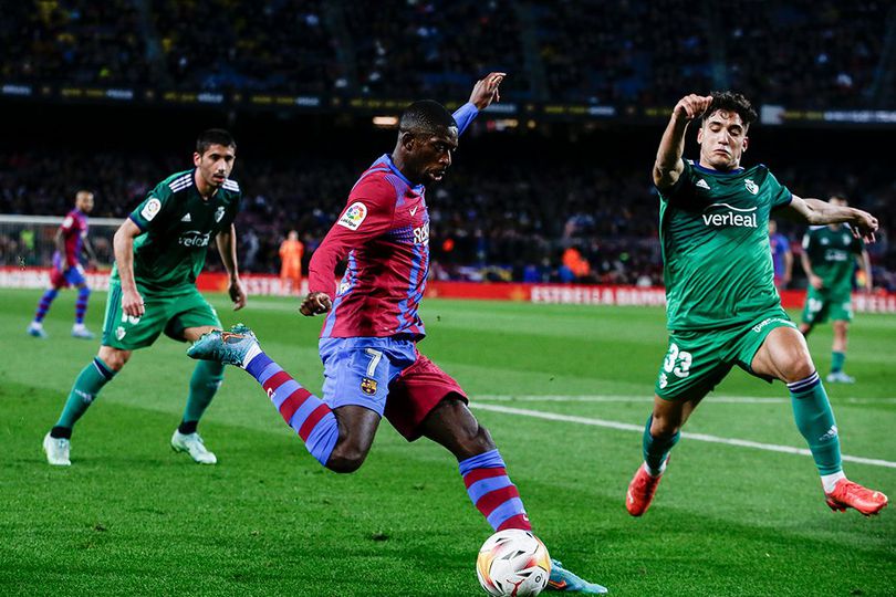 Man of the Match Barcelona vs Osasuna: Ousmane Dembele