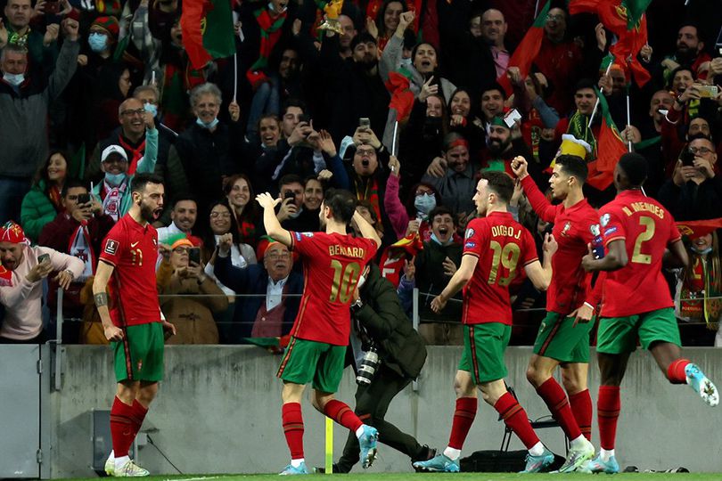 Ekspresi Kebahagiaan Cristiano Ronaldo cs usai Portugal Dipastikan Lolos ke Piala Dunia 2022