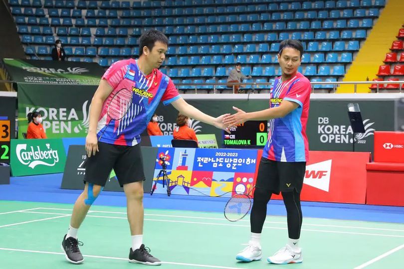 Joss! Tiga Ganda Putra Indonesia Tembus Semifinal Korea Open 2022