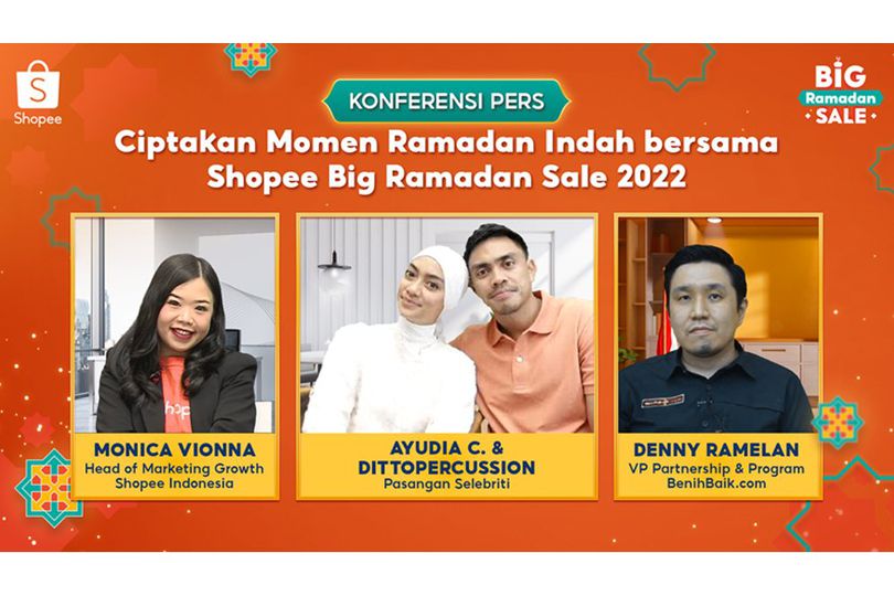 3 Tips Rayakan Momen Indah Ramadan Bareng Shopee dari Ayudia dan DITTOPERCUSSION