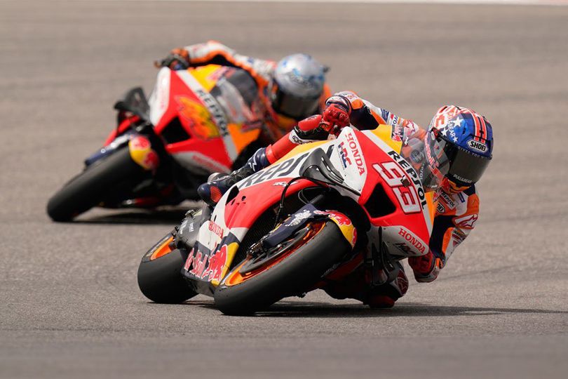Marc Marquez Minta Maaf Harus Rahasiakan Kendala Honda di Austin Marc Marquez Minta Maaf Harus Rahasiakan Kendala Honda di Austin