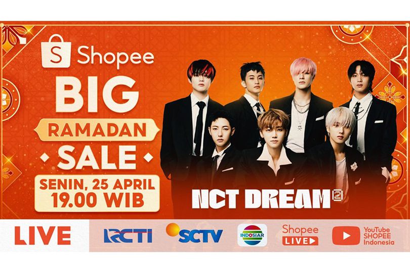 NCT Dream Siap Berikan Penampilan Spesial di Puncak Kampanye Shopee Big Ramadan Sale 2022