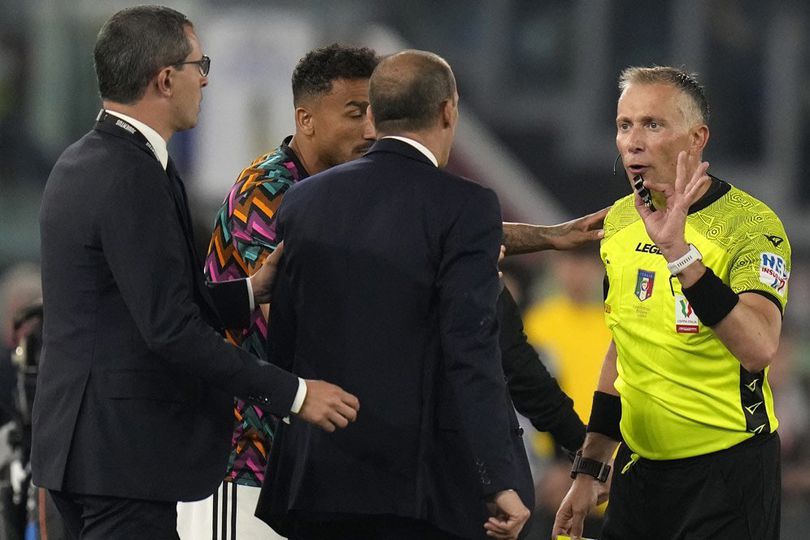 Kartu Merah di Final Coppa Italia, Allegri: Seorang dari Inter Menendang Saya!