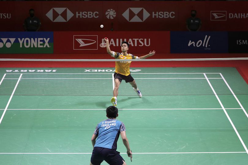 Hasil Indonesia Masters 2022: Anthony Sinisuka Ginting Harus Kerja Keras untuk Kalahkan Kunlavut Vitidsarn