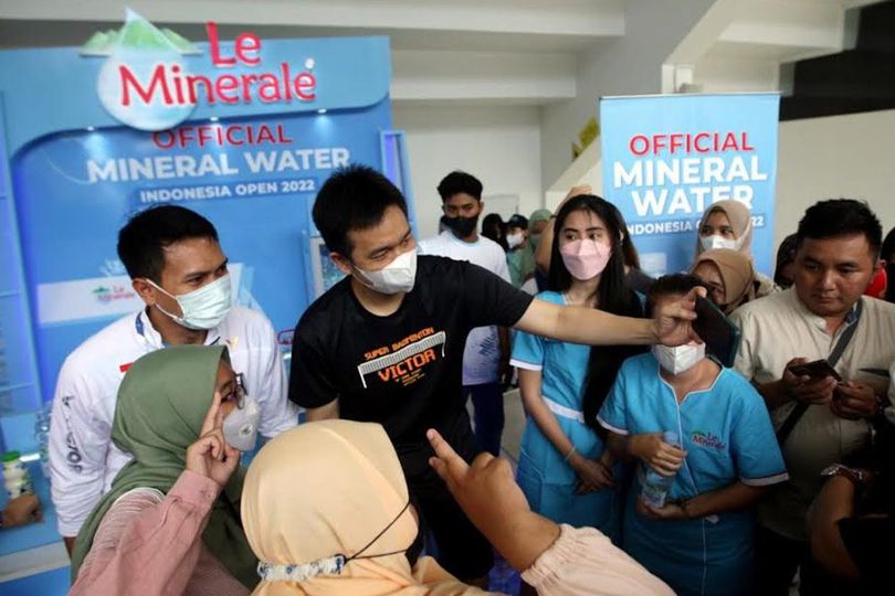 Penggemar Ahsan/Hendra Bertemu Idolanya di Indonesia Open 2022