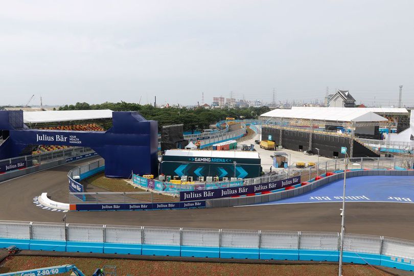 Kerennya Trek JIEC, Dibangun dalam Waktu Singkat demi Sambut Formula E Jakarta 2022