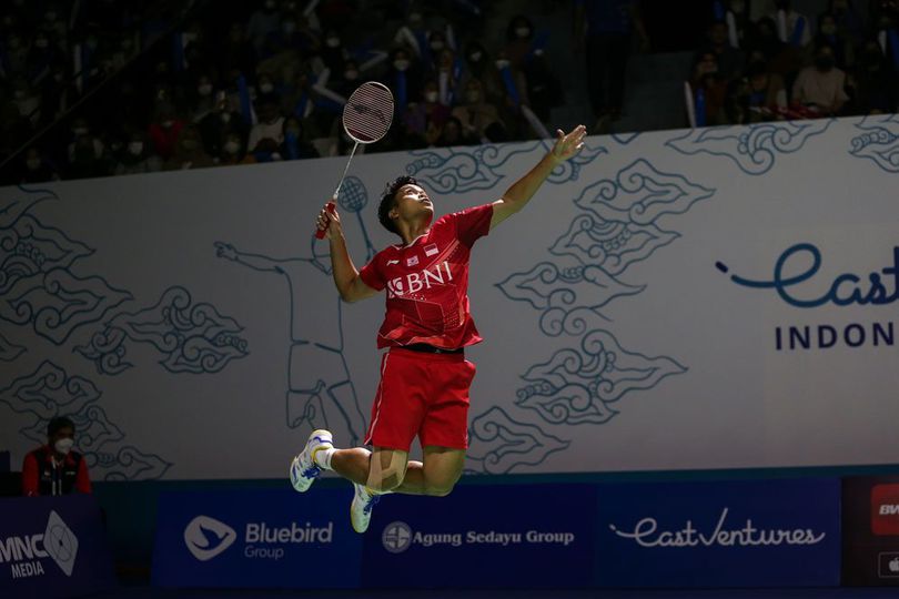 Hasil Indonesia Open 2022: Sengit, Anthony Sinisuka Ginting Kalahkan Tommy Sugiarto