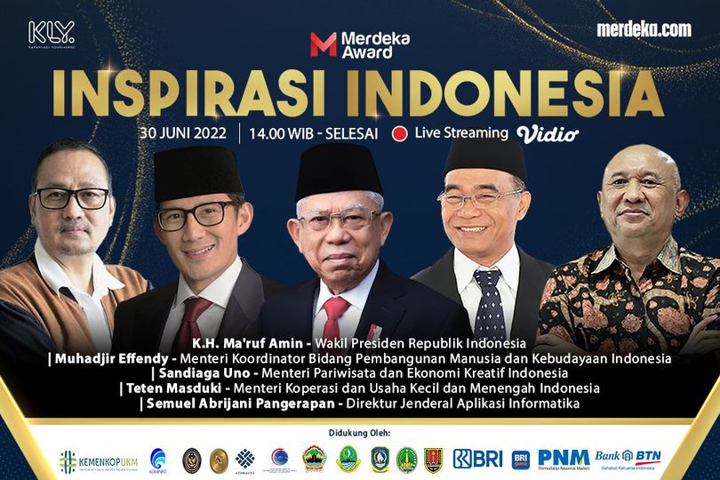 Saksikan Merdeka Awards 2022, Inspirasi Indonesia 30 Juni 2022