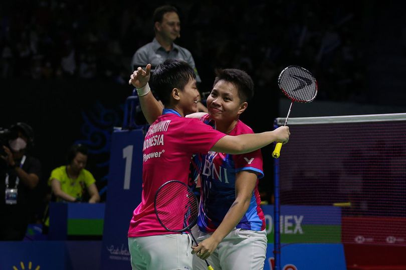 Hasil Indonesia Open 2022: Apriyani / Siti Fadia Tumbangkan Unggulan Kelima dari Jepang