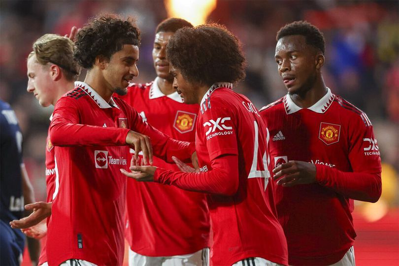 Aksi Pemain Muda Manchester United saat Melawan Melbourne Victory Aksi Pemain Muda Manchester United saat Melawan Melbourne Victory