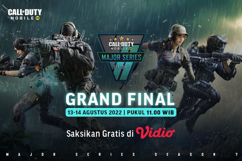 Jadwal Live Streaming Final CODM Major Series Season 7 di Vidio Pekan Ini, 13-14 Agustus 2022