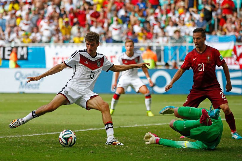 Piala Dunia 2014: Hattrick Thomas Muller ke Gawang Portugal 