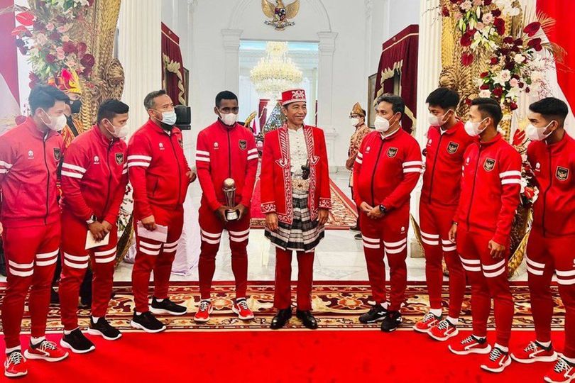 Jokowi Minta Timnas Indonesia U-16 Jaga Performa: Biasanya Naik U-23 Menurun