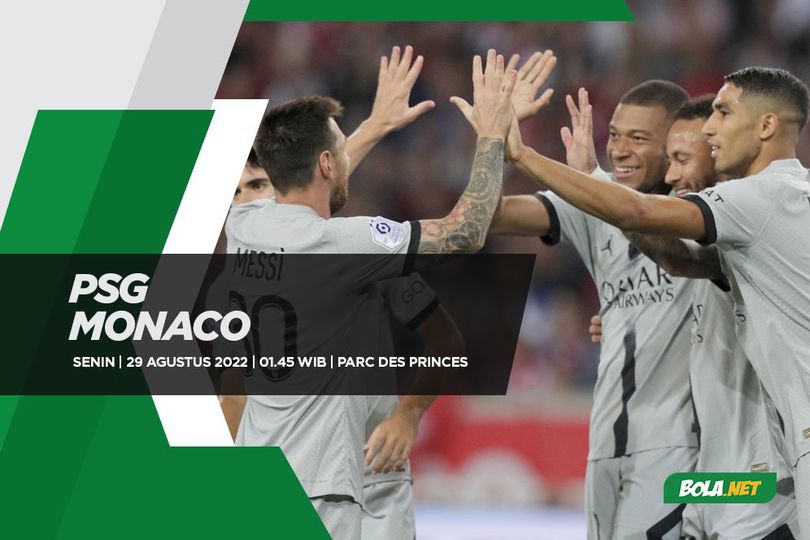 Prediksi PSG vs AS Monaco 29 Agustus 2022