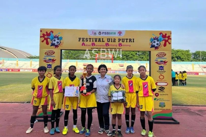 ASBWI Tuntaskan Festival U-12 Sepak Bola Putri di Jawa Timur