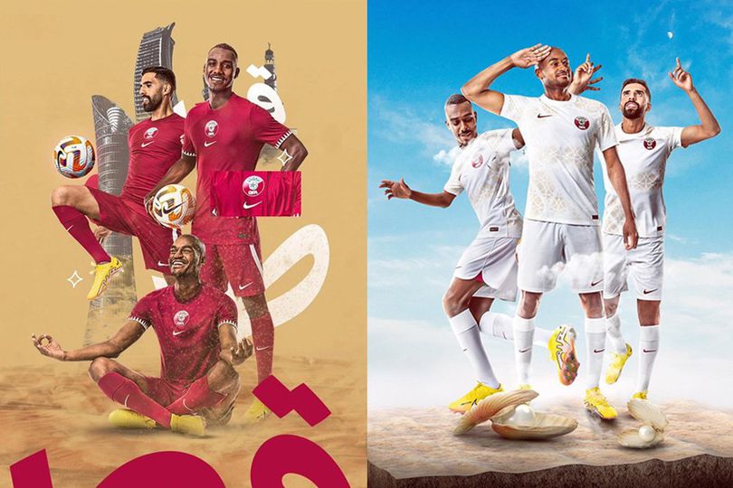 Tuan Rumah Nih Bos! Tengok Merah-Putih Jersey Qatar untuk Piala Dunia 2022 Tuan Rumah Nih Bos! Tengok Merah-Putih Jersey Qatar untuk Piala Dunia 2022
