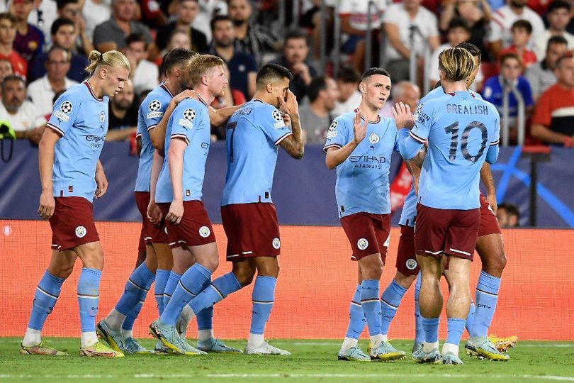 4 Pemain Manchester City dengan Rating Paling Tinggi Saat Menang Telak Lawan Sevilla
