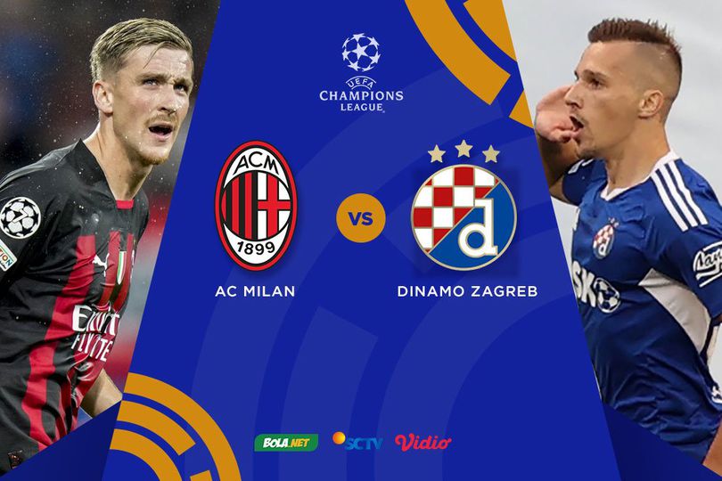 Live Streaming Liga Champions Di Vidio Ac Milan Vs Dinamo Zagreb 14