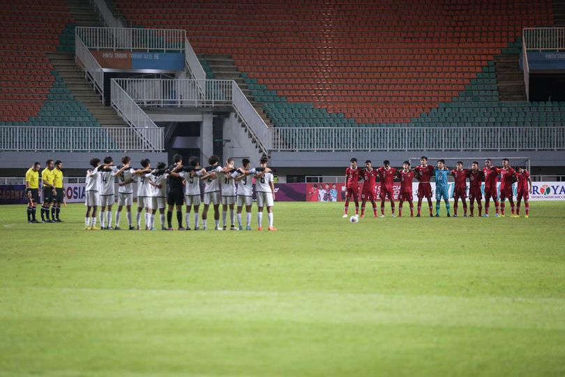 Momen-momen Menarik Indonesia vs Guam U-17: Moment of Silence Sampai Tangisan Pemain Guam