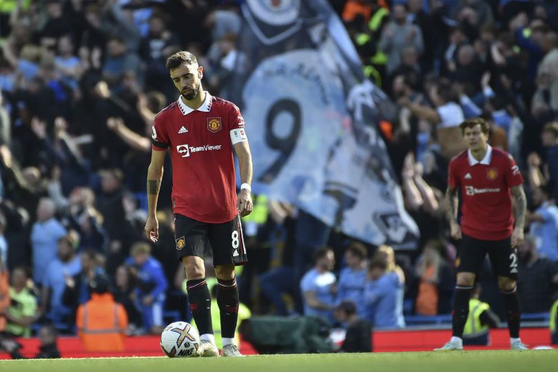 Bruno Fernandes dan Lisandro Martinez Ngamuk di Ruang Ganti Saat Jeda Babak Pertama Derbi Manchester