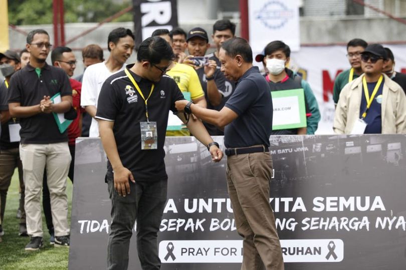 Menpora Apresiasi Media Cup 2022, Kenang Tragedi Kanjuruhan dengan Pita Hitam