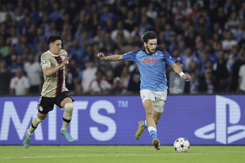 Hasil Napoli vs Ajax Amsterdam: Skor 4-2