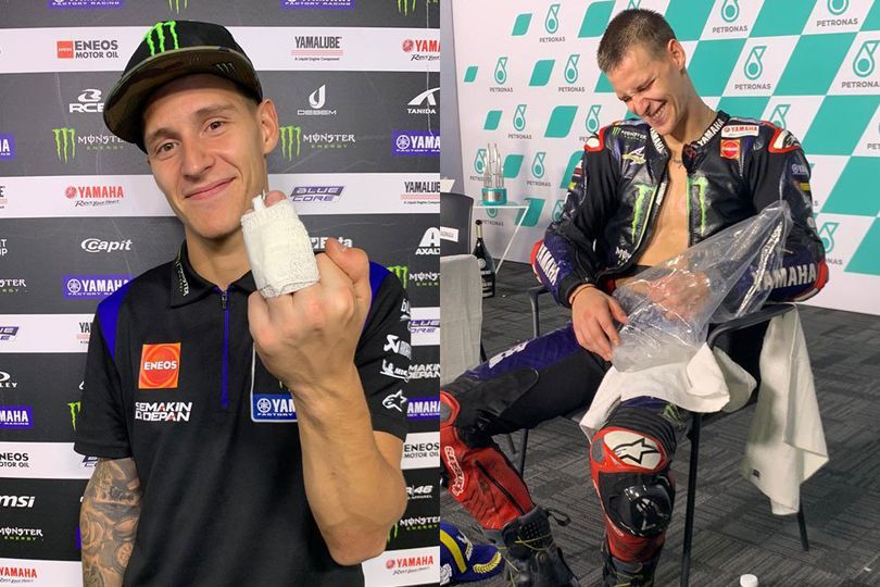 Jari Retak, Fabio Quartararo Jalani Operasi Usai Tes MotoGP Valencia