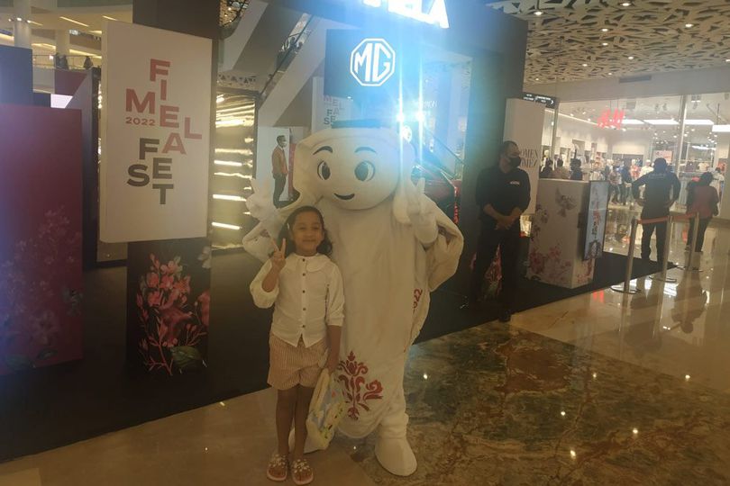 Ada La'eeb si Maskot Piala Dunia 2022 di Inbox Ecoplaza Tangerang dan Fimela Fest