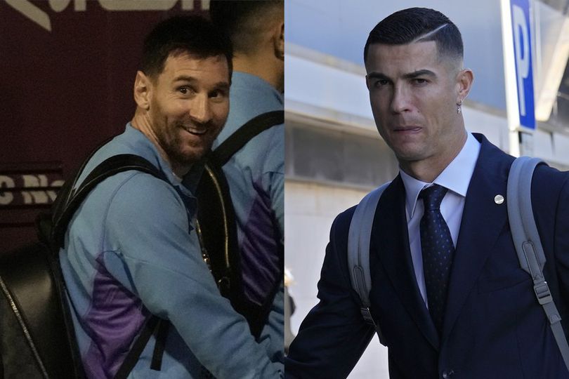 Ikonik! Lionel Messi dan Cristiano Ronaldo Main Catur Bareng Jelang Piala Dunia 2022