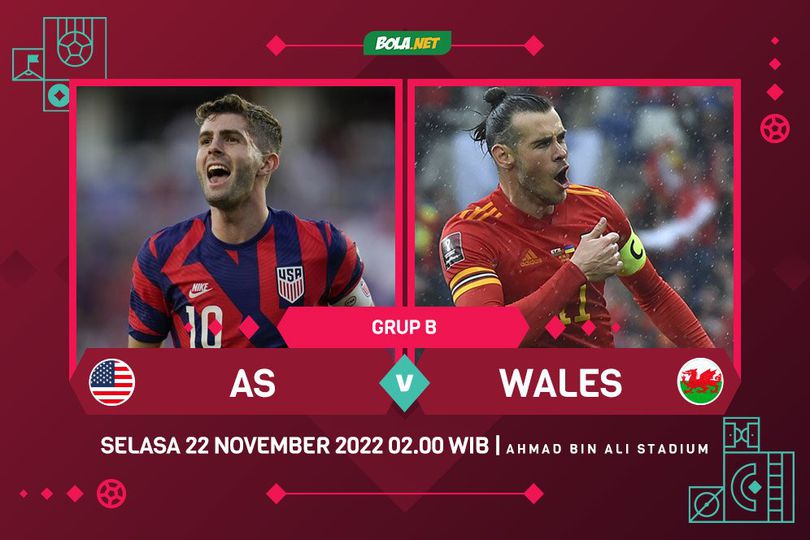 Prediksi Piala Dunia: Amerika Serikat vs Wales 22 November 2022