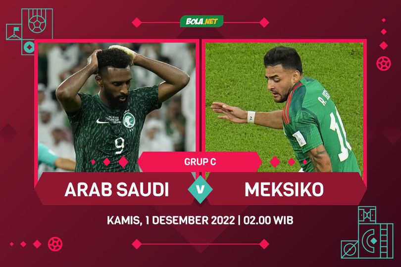 Prediksi Piala Dunia: Arab Saudi vs Meksiko 1 Desember 2022