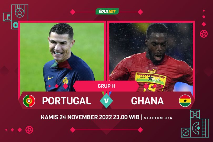 Prediksi Piala Dunia: Portugal vs Ghana 24 November 2022