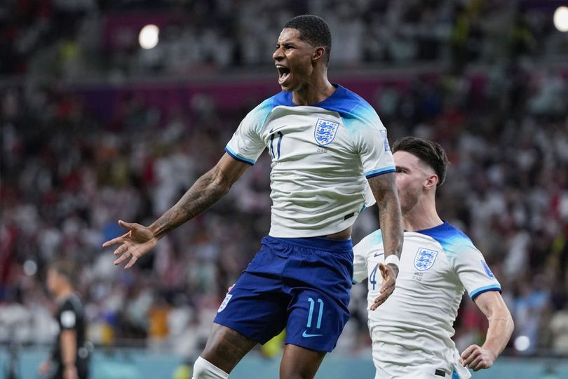 Yuk, Saksikan Gol-gol Marcus Rashford dan Phil Foden ke Gawang Wales yang Antarkan Inggris ke Babak 16 Besar Piala Dunia 2022