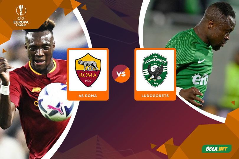 Link Streaming Liga Europa di Vidio: AS Roma vs Ludogorets Razgrad, 4 November 2022