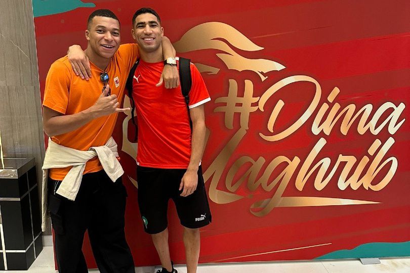 Kylian Mbappe dan Achraf Hakimi, Bestie yang Kini Harus Bentrok di Semifinal Piala Dunia 2022