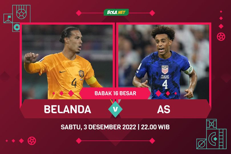 Link Live Streaming Piala Dunia 2022: Belanda vs Amerika Serikat 3 Desember 2022 Link Live Streaming Piala Dunia 2022: Belanda vs Amerika Serikat 3 Desember 2022