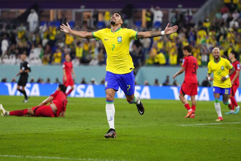 4 Gol di Babak Pertama, Brasil Benar-benar Tak Berbelas Kasihan pada Korea Selatan