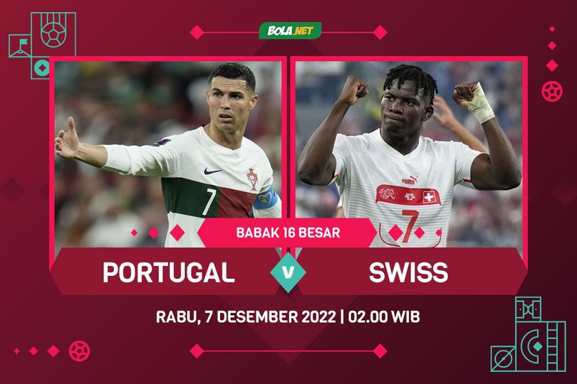 Link Live Streaming Piala Dunia 2022: Portugal vs Swiss 7 Desember 2022