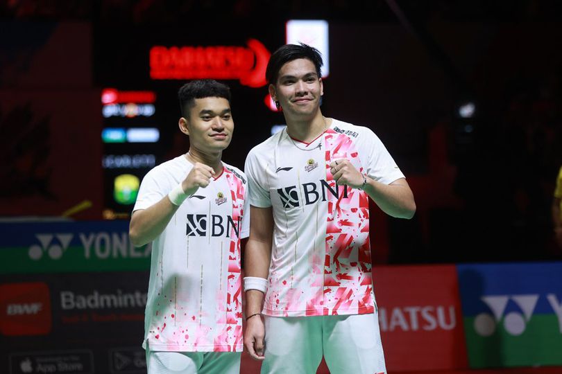 Hasil Final Indonesia Masters 2023: Juara Ganda Putra, Leo Rolly Carnando/Daniel Marthin Pastikan Indonesia Amankan Dua Gelar